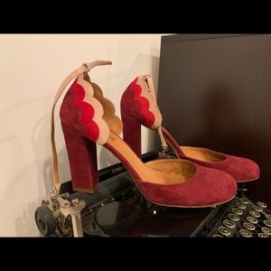 Pumps Chie burgundy block heal EUR-40